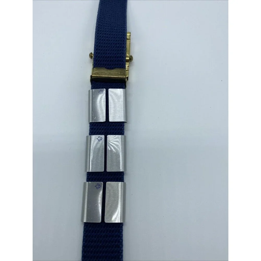 Cub Scouts Belt and Buckle with 3 Sports Fitness Slides Boys Blue Adjustable 38